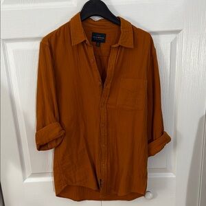 Lucky Brand Rust Button-Up Shirt
